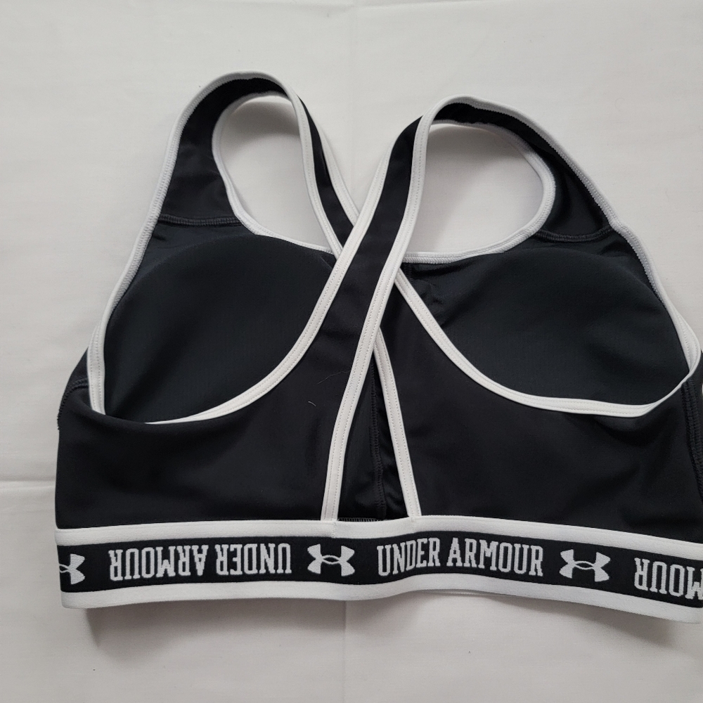 Womens Under Armour Mid Crossback Sports Bra Size Large - Picture 2 of 4